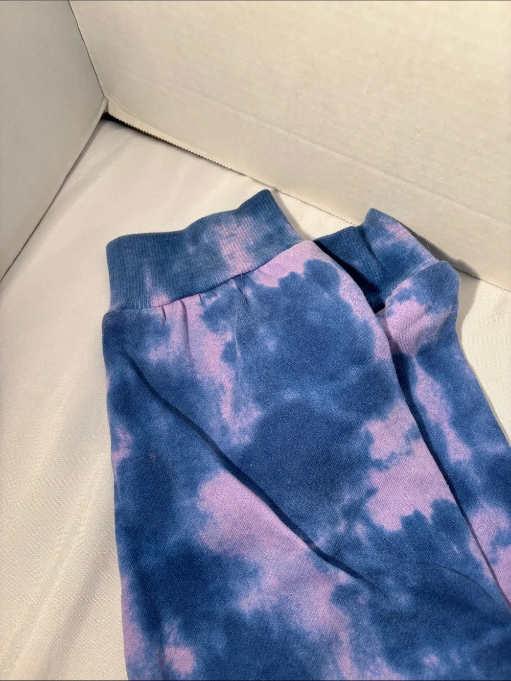 Justice Girls Tie-Dye Joggers in Mint, Lavender & Navy